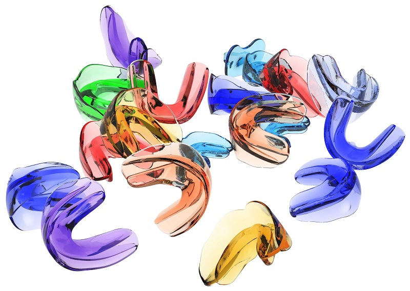 Různé typy elastodontických aparátů